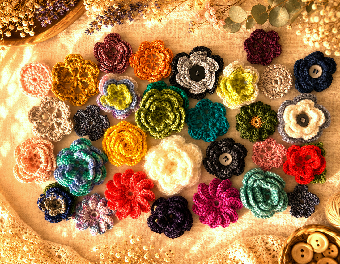 Lot aplicatii crosetate - accessorii și unelte - accesorii decorative - alte accesorii - Artynos.ro