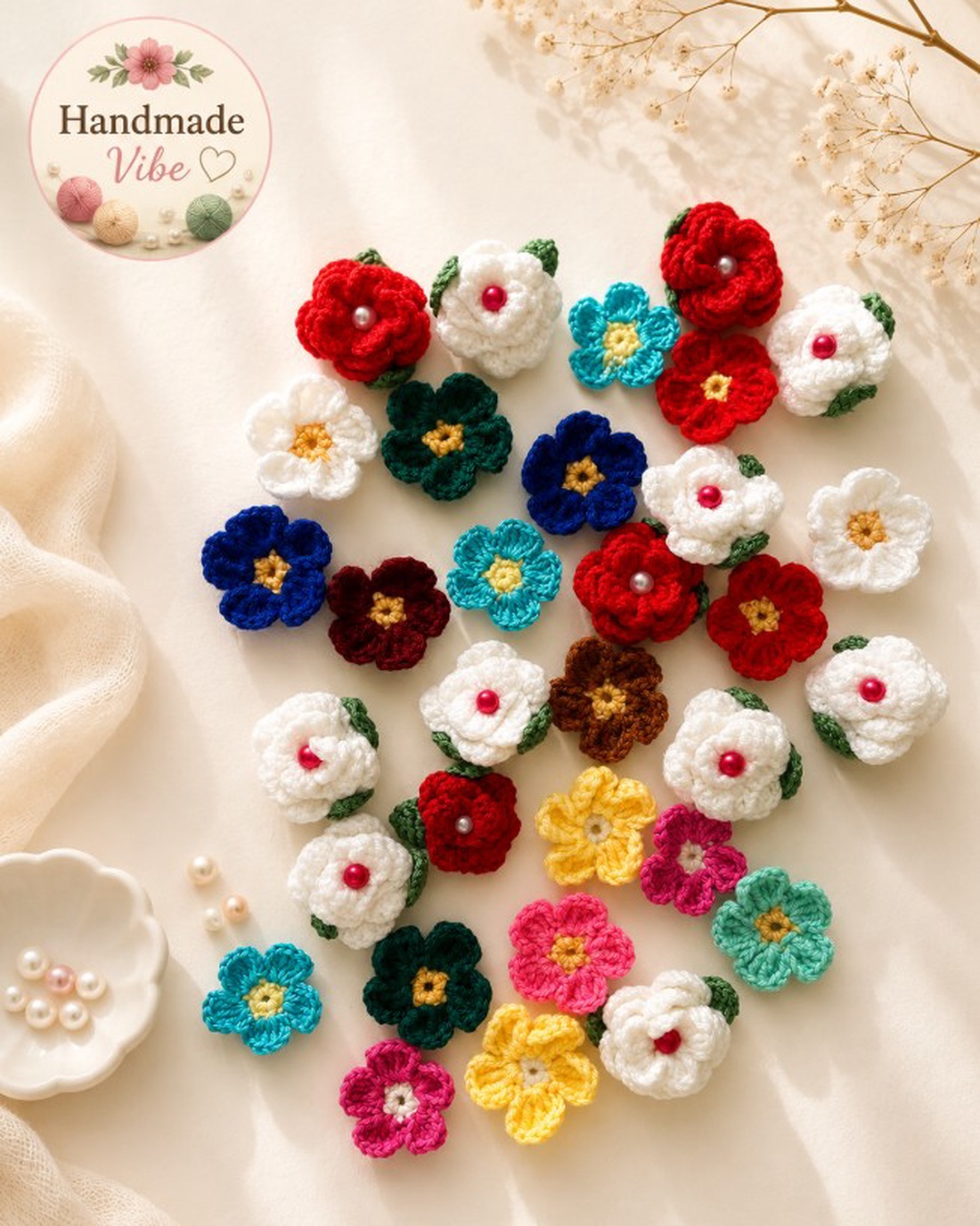 Lot aplicatii crosetate - accessorii și unelte - accesorii decorative - alte accesorii - Artynos.ro