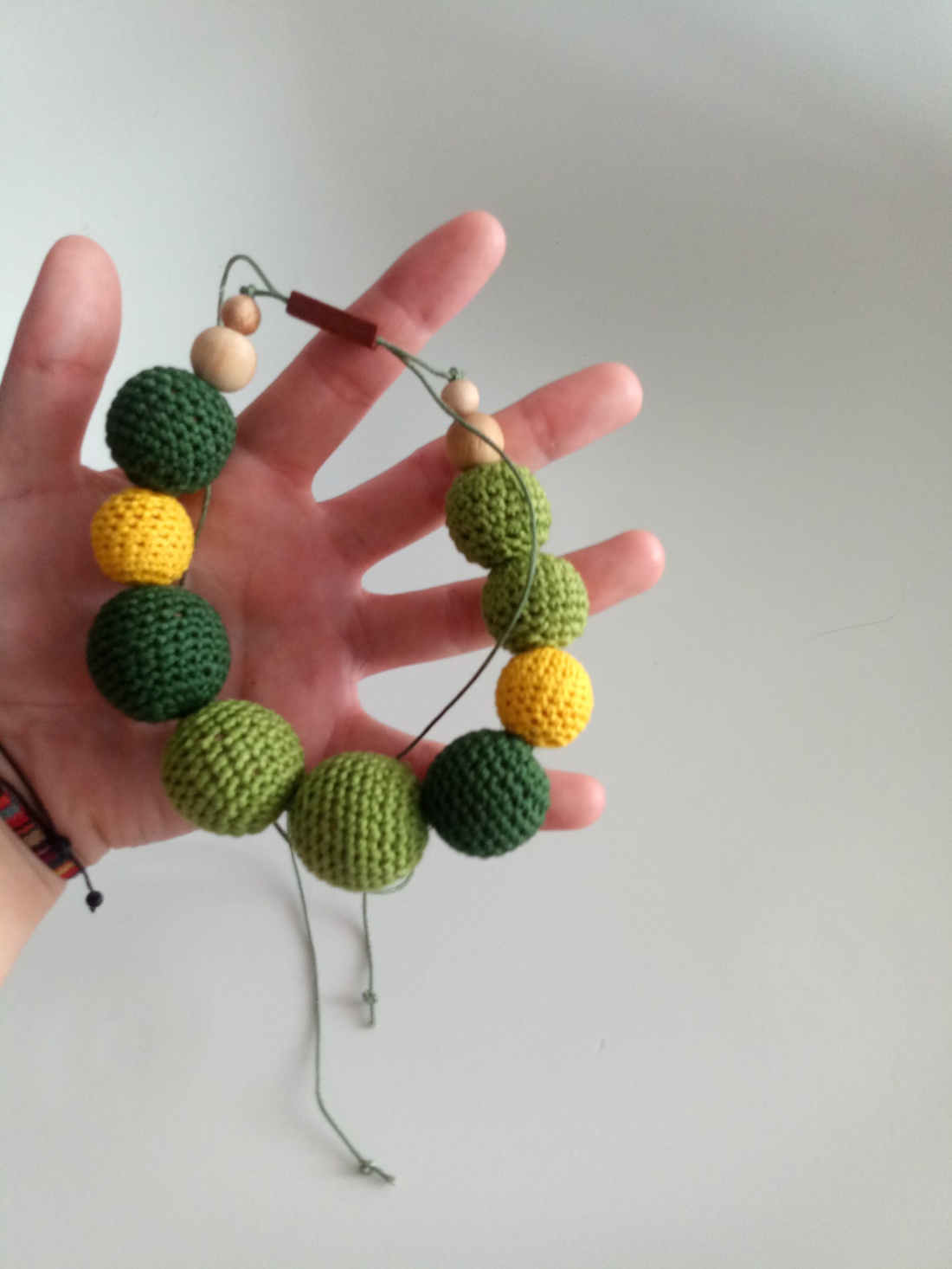 Colier verde - bijuterii - coliere - coliere din mărgele - Artynos.ro