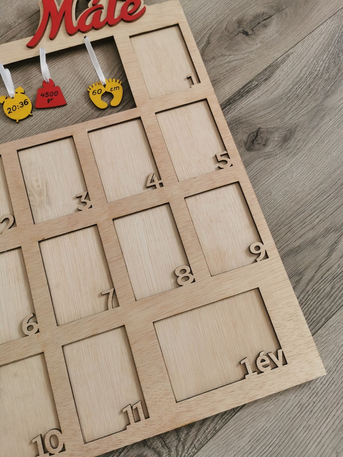 Rama foto primul an - casă & stil de viață - decorațiuni de casă - decorațiuni de pereți - decorațiuni suspendate - Artynos.ro