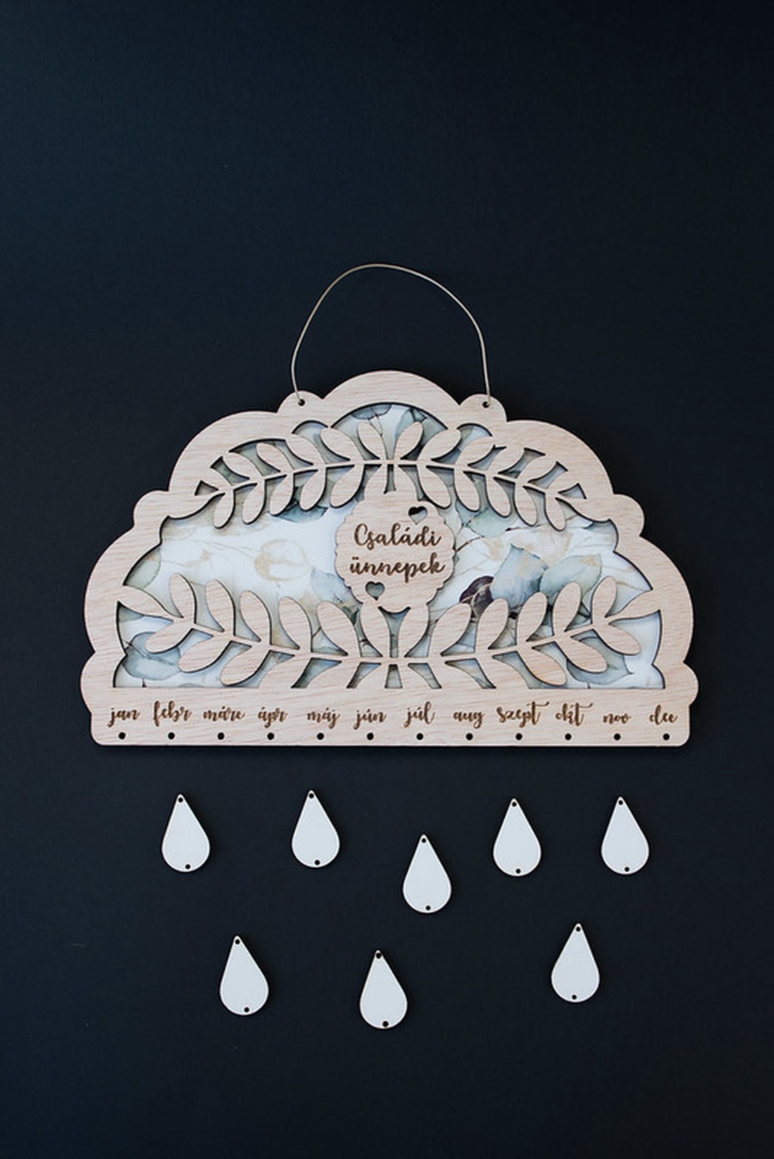 Calendar zile de nastere - model eucalipt - casă & stil de viață - decorațiuni de casă - decorațiuni de pereți - calendar perete - Artynos.ro