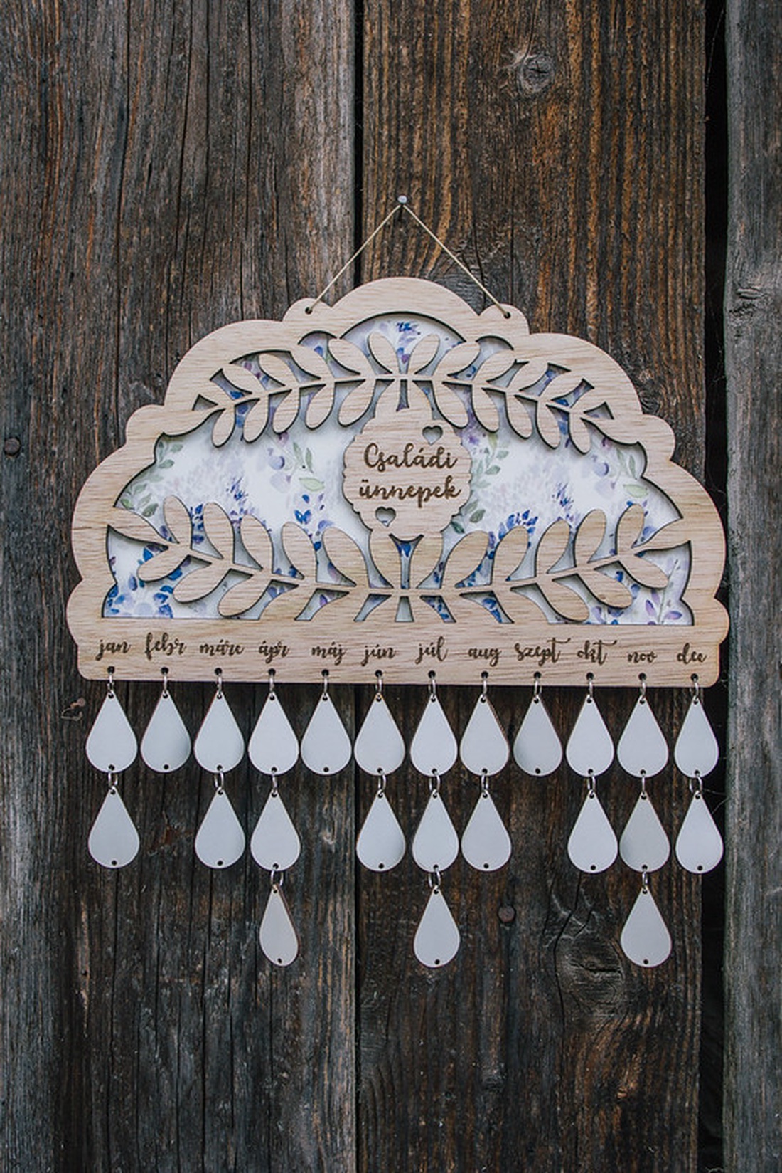 Calendar zile de nastere - model lavanda - casă & stil de viață - decorațiuni de casă - decorațiuni de pereți - calendar perete - Artynos.ro