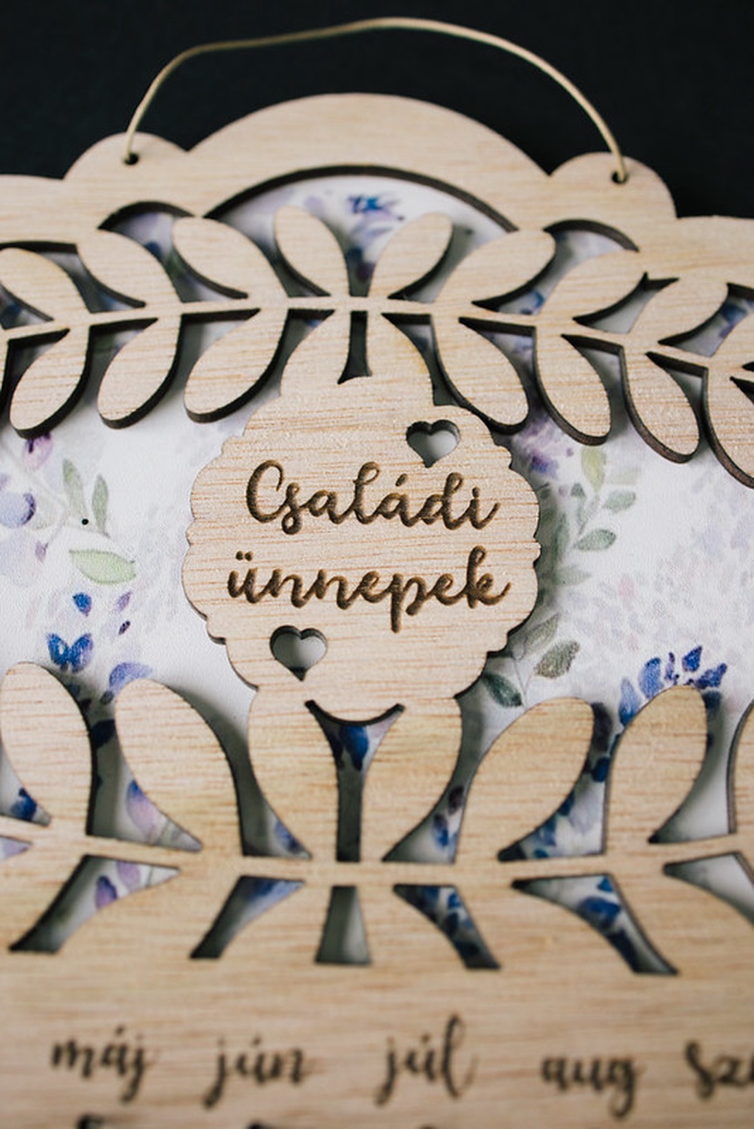 Calendar zile de nastere - model lavanda - casă & stil de viață - decorațiuni de casă - decorațiuni de pereți - calendar perete - Artynos.ro