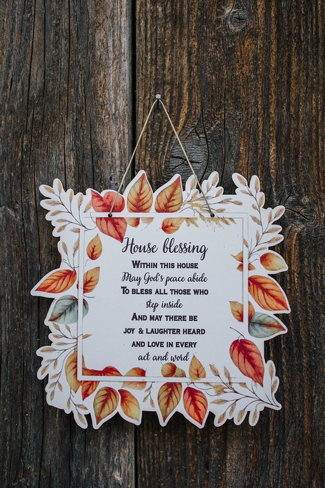 Binecuvantarea casei  - casă & stil de viață - decorațiuni de casă - picturi murale - artă de perete din lemn - Artynos.ro