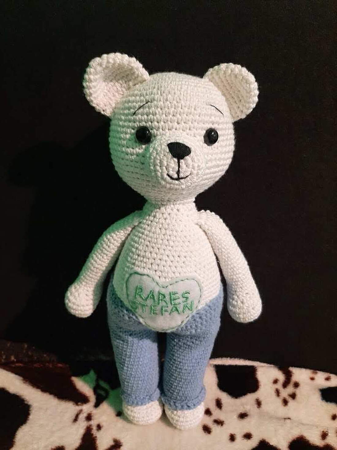 Ursuleț  - jucării și echipamente pentru copii - jucării bebeluși - pernă de centură de siguranță - Artynos.ro