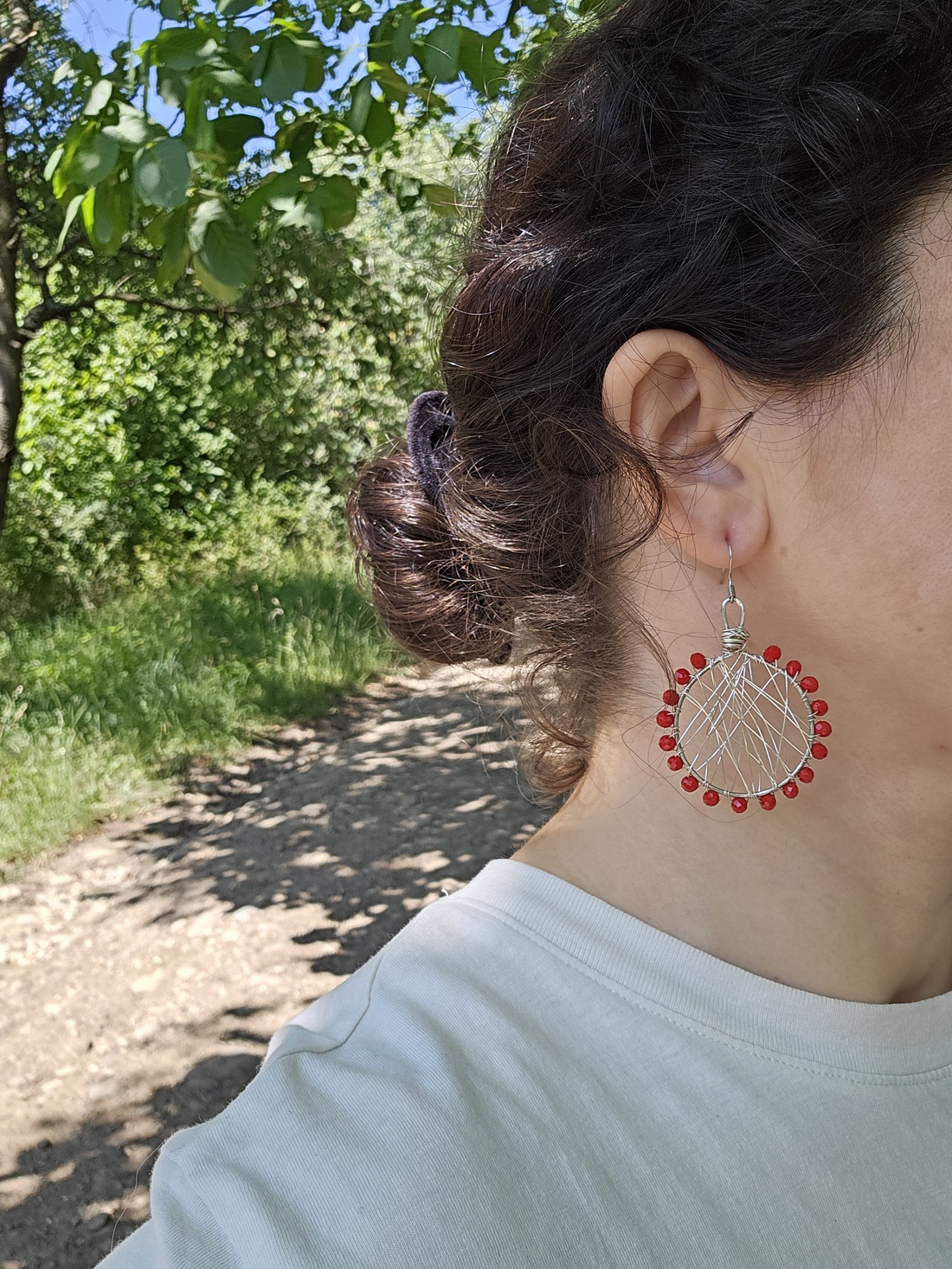 Cercei boho rotunzi cu mărgele - bijuterii - cercei - cercei agățați - Artynos.ro Cercei boho rotunzi cu mărgele - bijuterii - cercei - cercei agățați - Artynos.ro