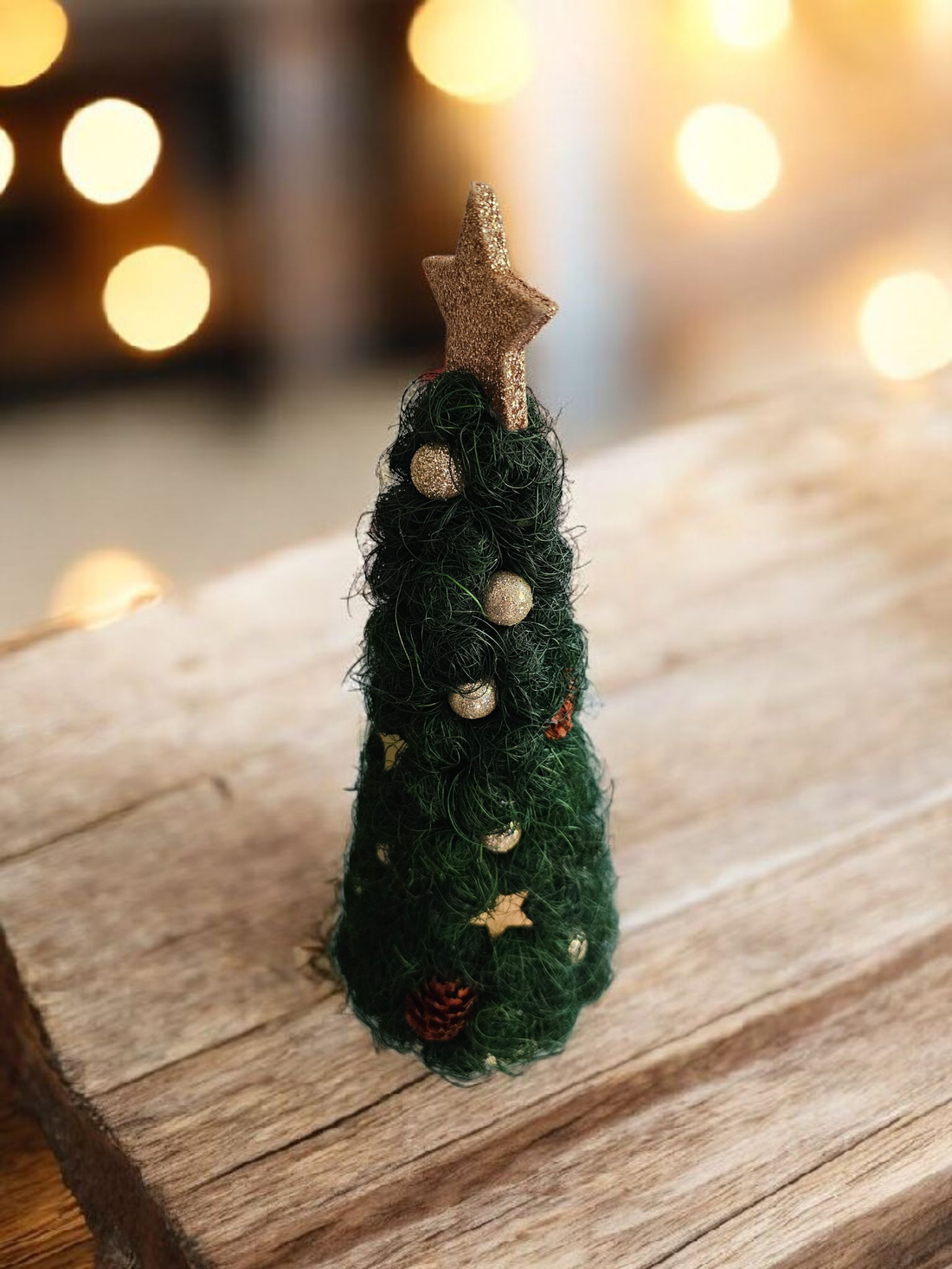 Decorațiune Crăciun brăduț împodobit - crăciun - decorațiuni de crăciun de casă - pom de crăciun  - Artynos.ro