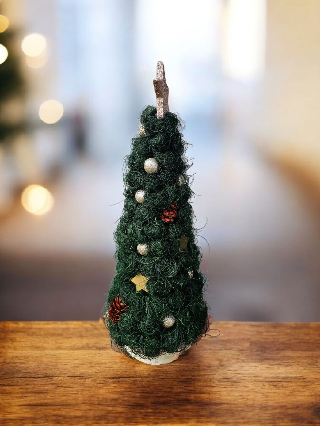 Decorațiune Crăciun brăduț împodobit - crăciun - decorațiuni de crăciun de casă - pom de crăciun  - Artynos.ro