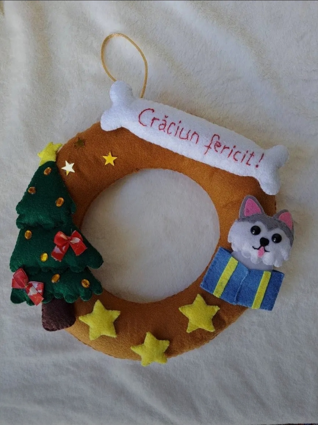 Coroniță decorațiune Crăciun - crăciun - decorațiuni de advent - coroniță advent - Artynos.ro