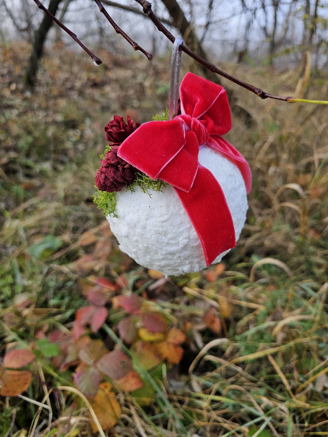 Glob mare nins decorațiune Crăciun - crăciun - decorațiuni de crăciun de casă - globuri de crăciun - Artynos.ro