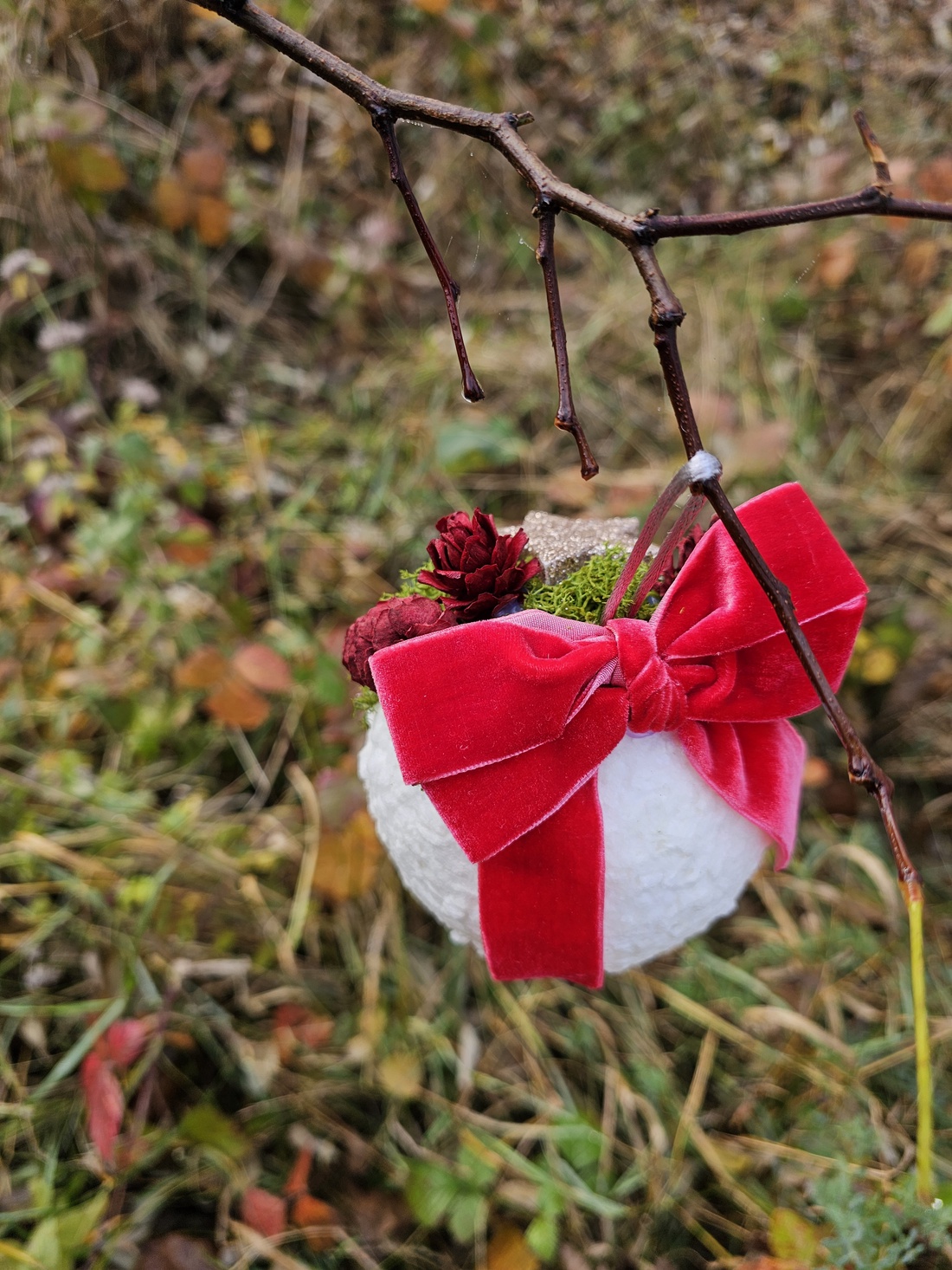 Glob mare nins decorațiune Crăciun - crăciun - decorațiuni de crăciun de casă - globuri de crăciun - Artynos.ro