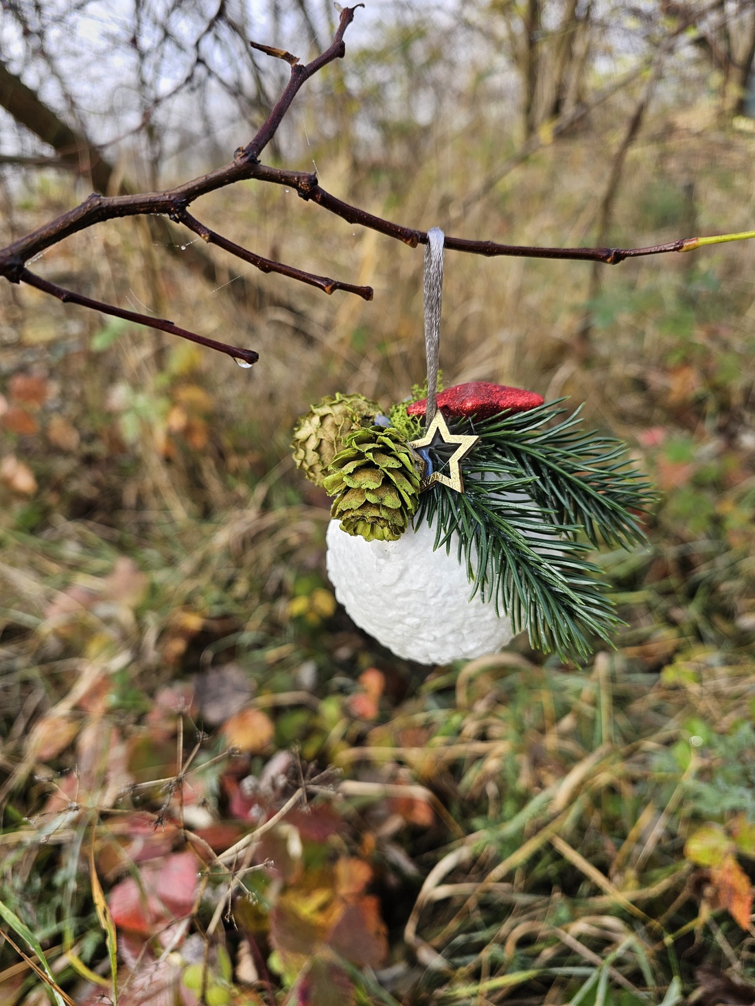 Glob nins decorațiune Crăciun - crăciun - decorațiuni de crăciun de casă - globuri de crăciun - Artynos.ro