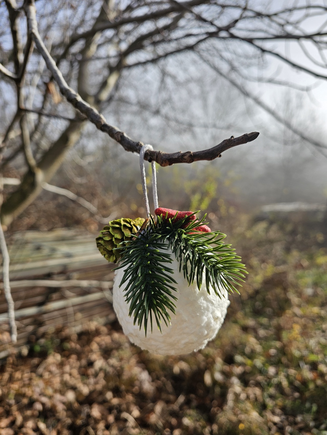 Glob nins decorațiune Crăciun - crăciun - decorațiuni de crăciun de casă - globuri de crăciun - Artynos.ro