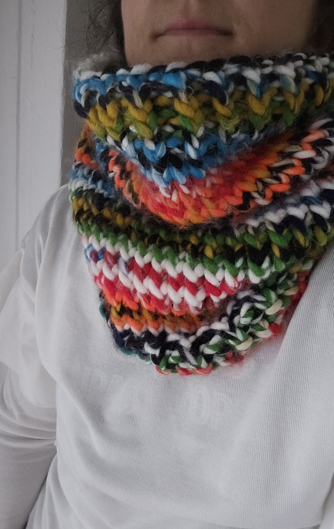 Fular circular oversized - îmbrăcăminte și modă - eșarfe, pălării, fularuri - eșarfe - Artynos.ro