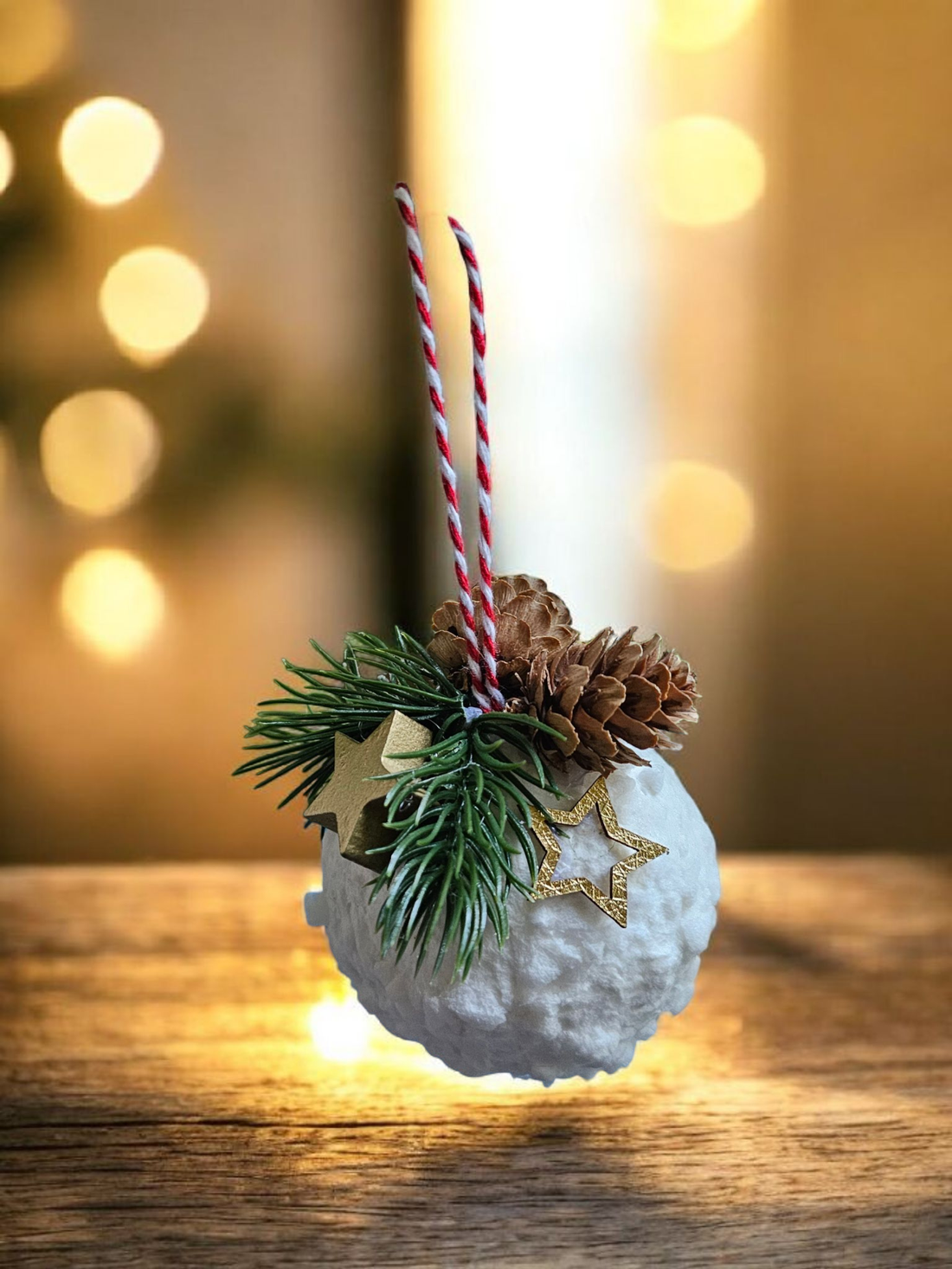 Glob nins decorat - crăciun - decorațiuni de crăciun de casă - globuri de crăciun - Artynos.ro