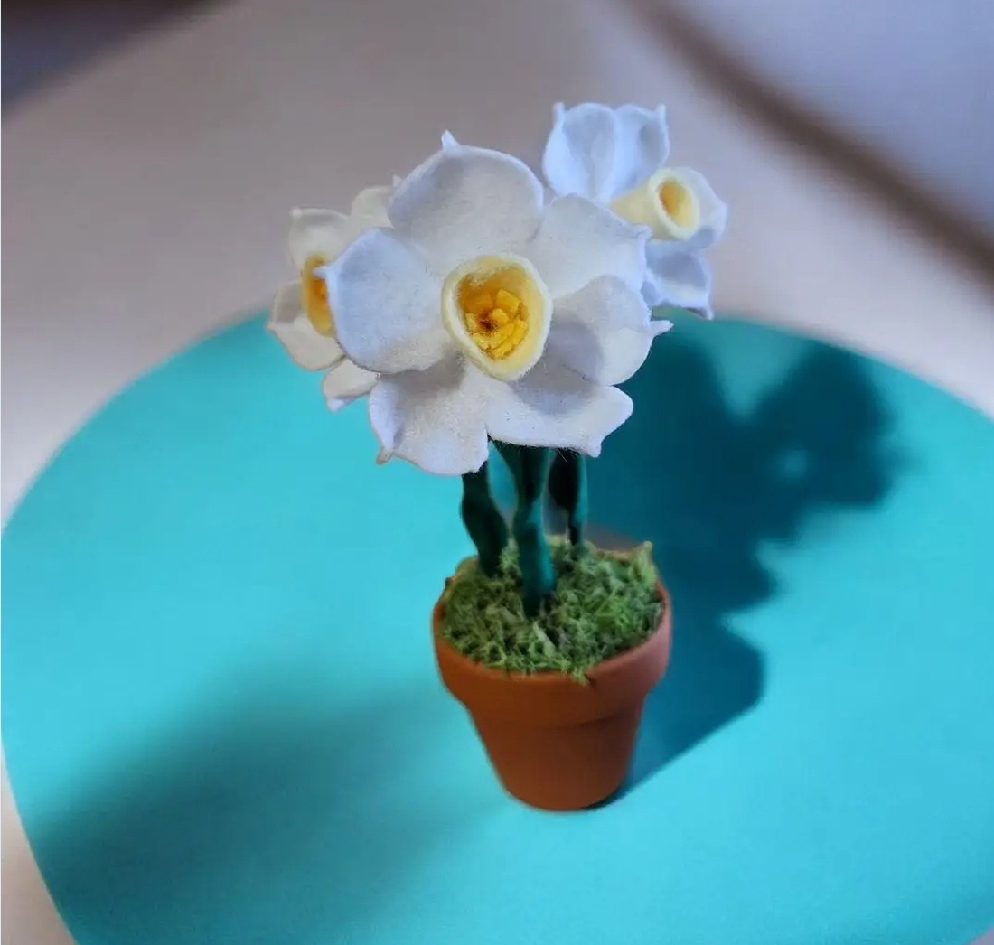 Decorațiune cu narcise - casă & stil de viață - decorațiuni de casă - accesorii florale - flori în ghiveci - Artynos.ro