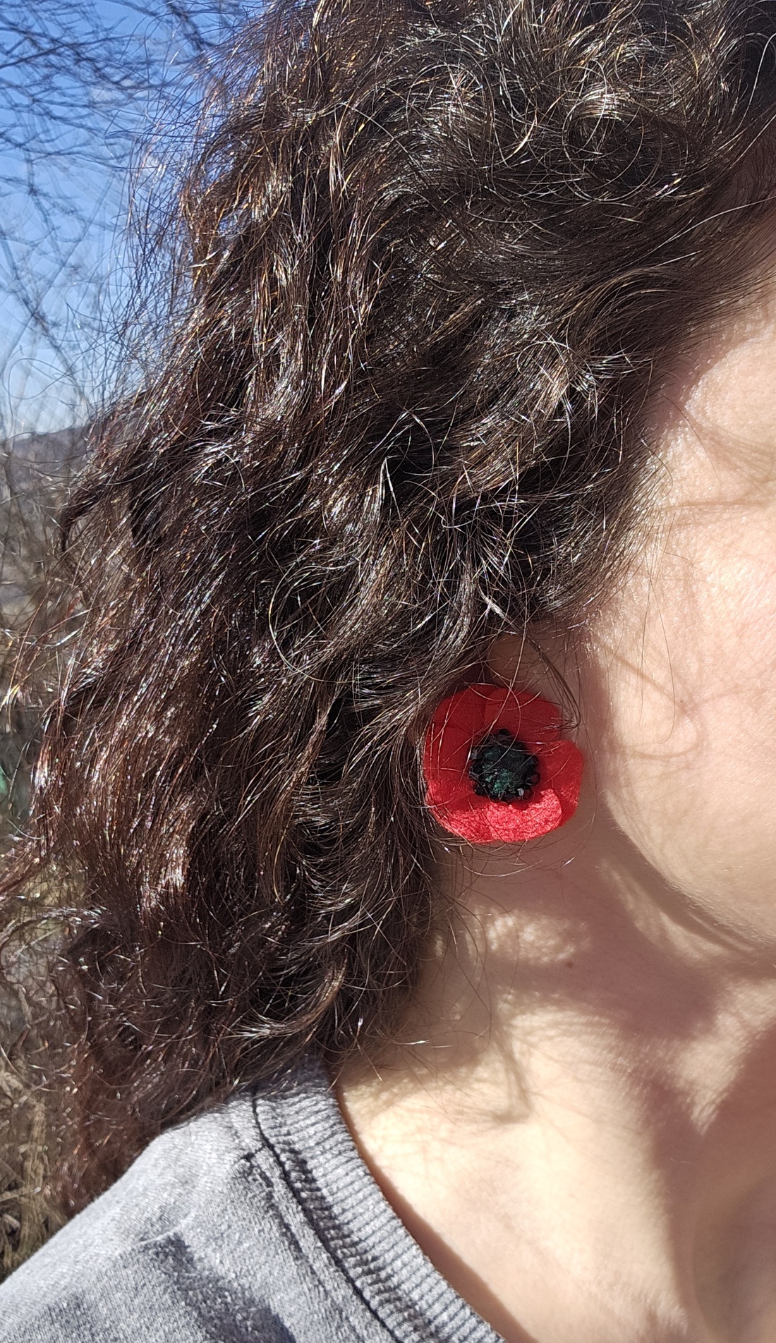 Cercei maci cu mărgeluțe - bijuterii - cercei - cercei din mărgele - Artynos.ro