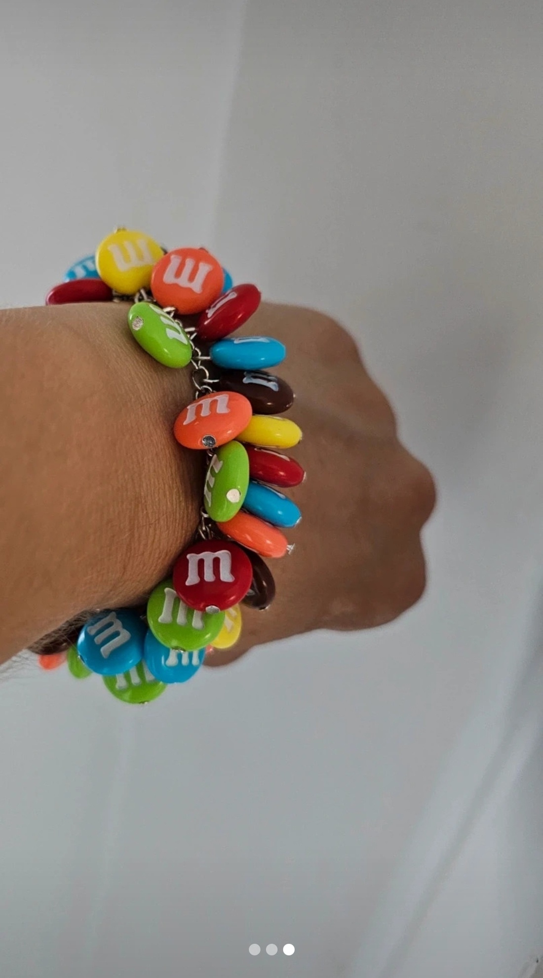 Brățară cu bombonele colorate  - bijuterii - brățări - brățări din mărgele - Artynos.ro