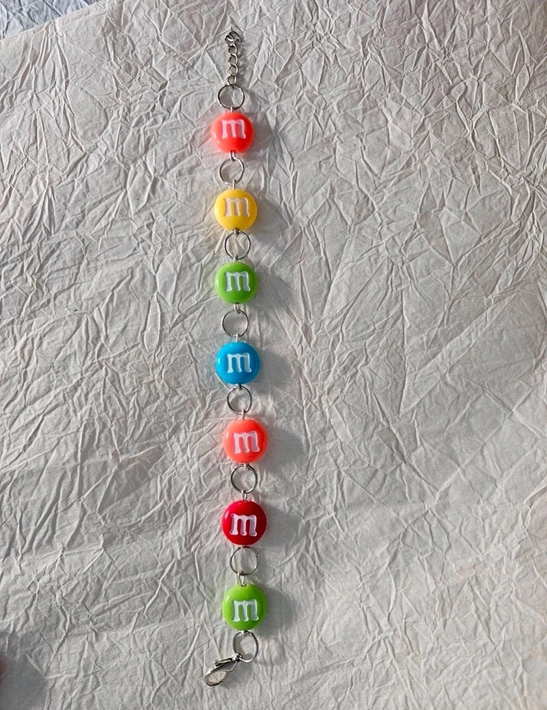 Brățară cu bombonele colorate - bijuterii - brățări - brățări din mărgele - Artynos.ro