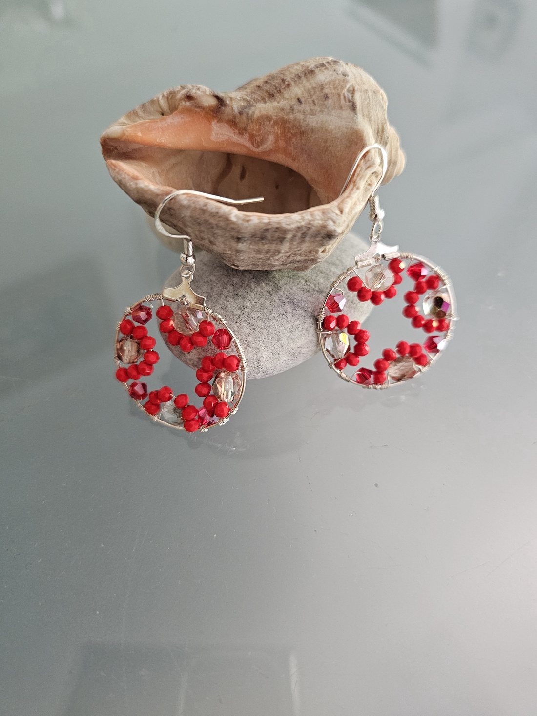 Cercei boemi cu mărgele - bijuterii - cercei - cercei din mărgele - Artynos.ro