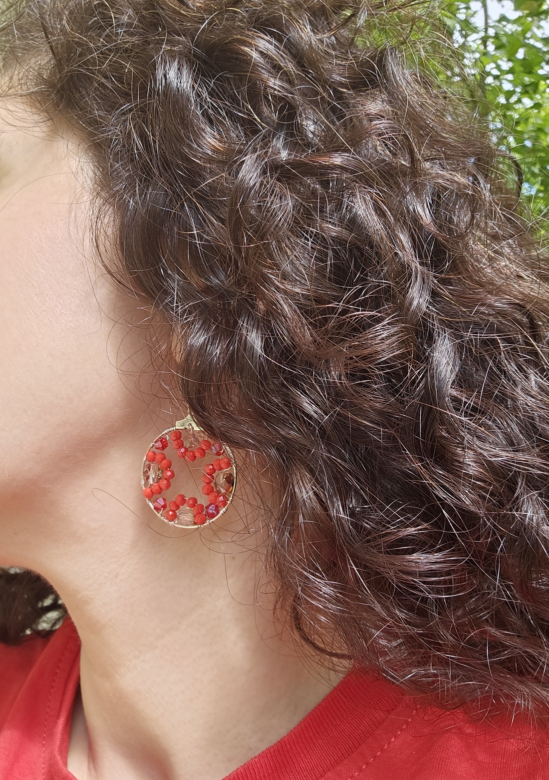 Cercei boemi cu mărgele - bijuterii - cercei - cercei din mărgele - Artynos.ro