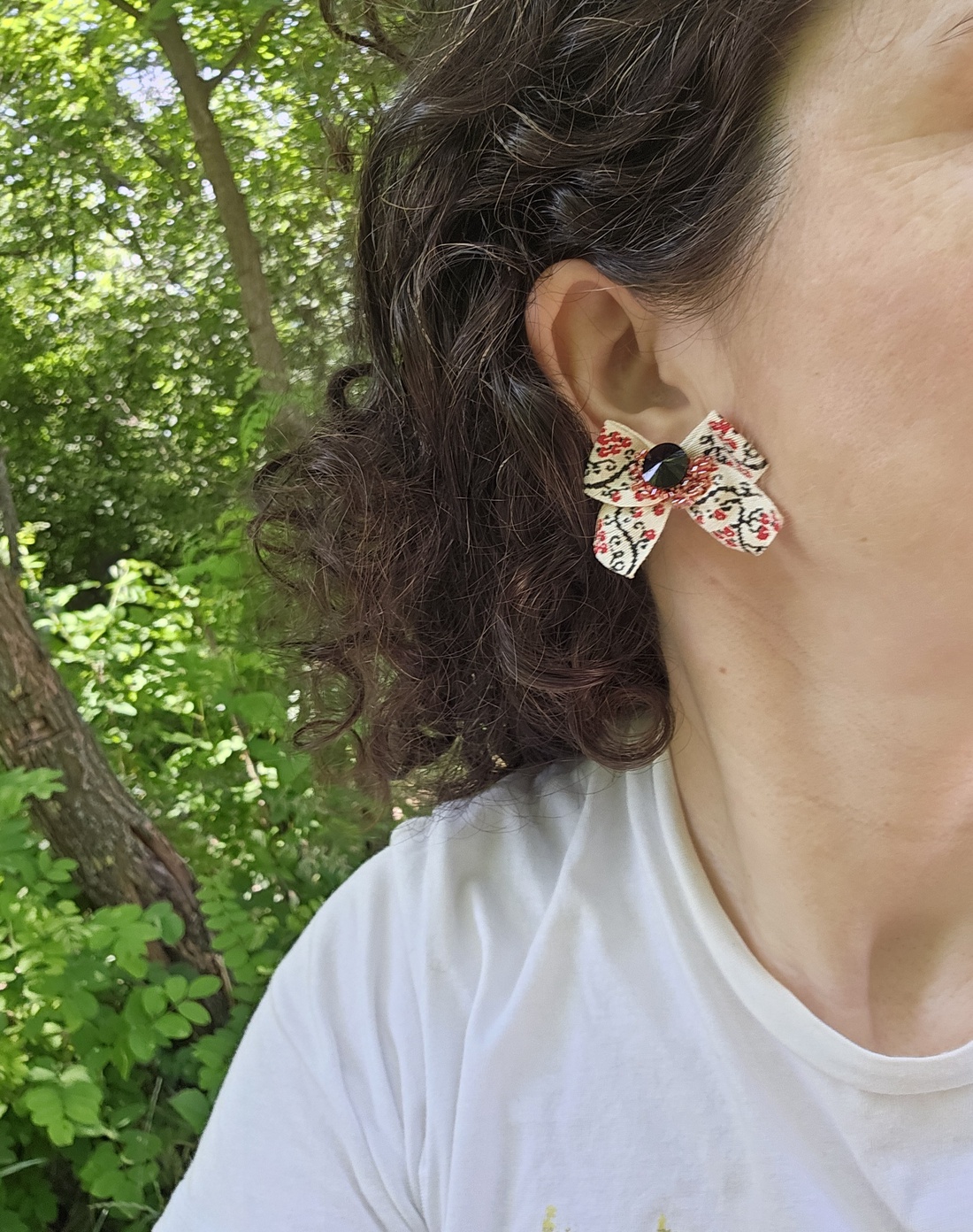 Cercei fundițe cu Swarovski și mărgele Miyuki - bijuterii - cercei - cercei din mărgele - Artynos.ro