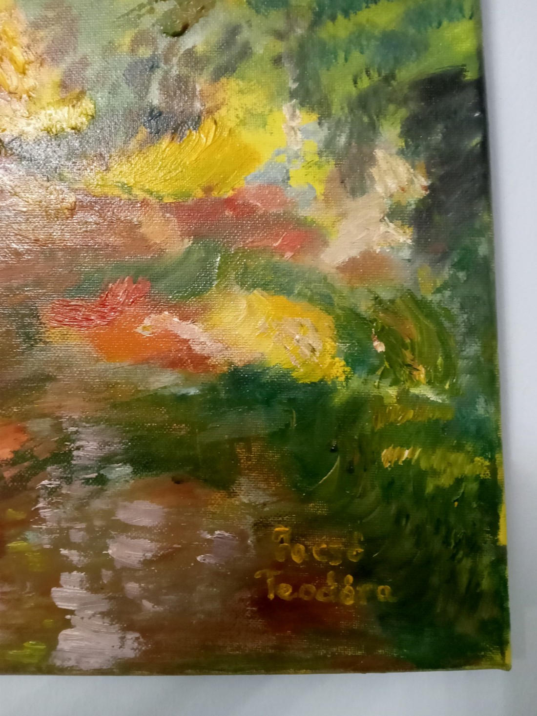 Drum prin pădure � pictură -  - Artynos.ro