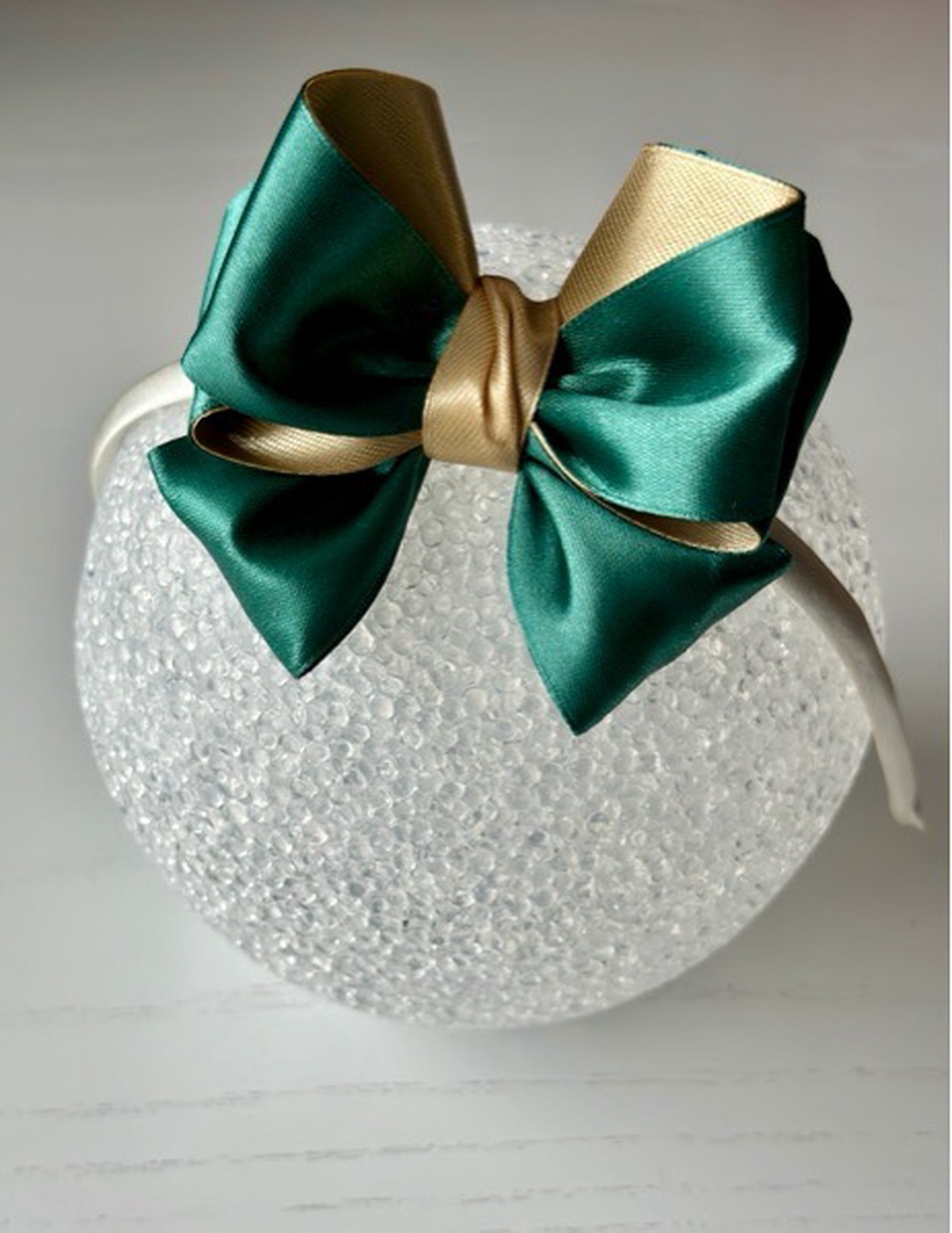 Bentita handmade cu funda din satin - îmbrăcăminte și modă - accesorii păr - accesorii de păr - Artynos.ro