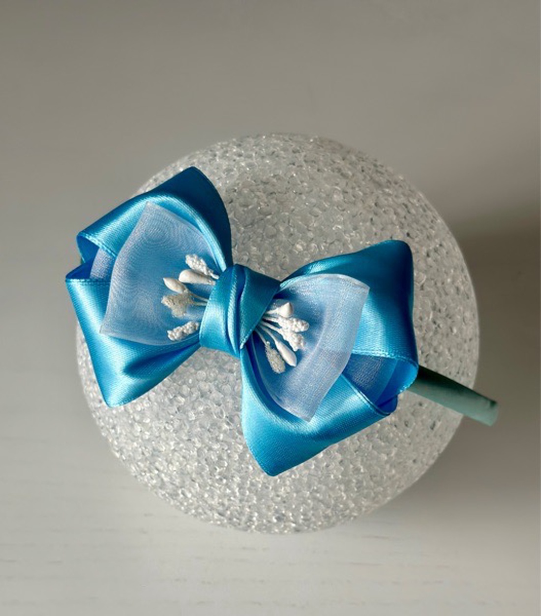 Bentita handmade cu funda din satin - îmbrăcăminte și modă - accesorii păr - accesorii de păr - Artynos.ro