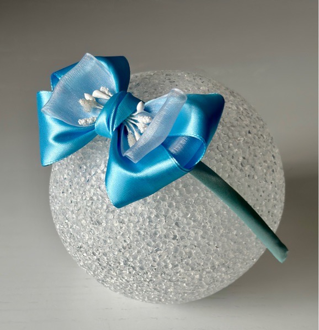 Bentita handmade cu funda din satin - îmbrăcăminte și modă - accesorii păr - accesorii de păr - Artynos.ro