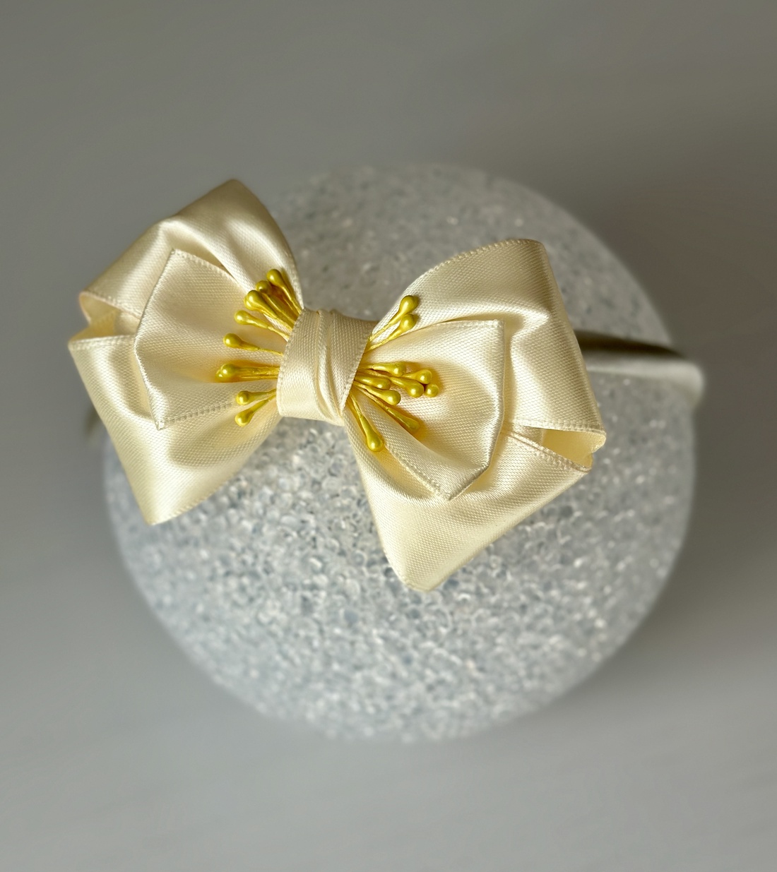 Bentita handmade cu funda din satin - îmbrăcăminte și modă - accesorii păr - accesorii de păr - Artynos.ro