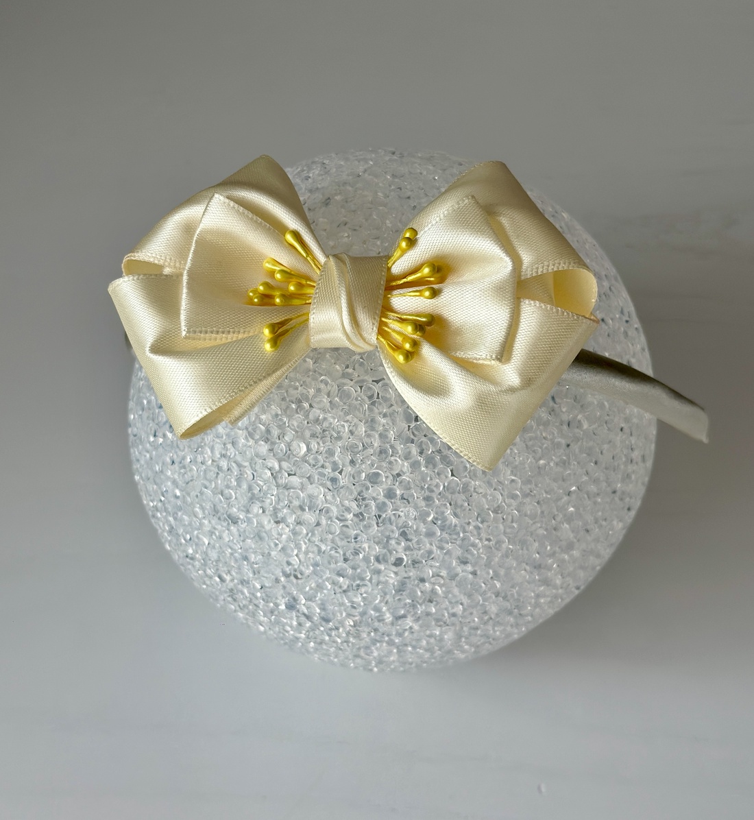 Bentita handmade cu funda din satin - îmbrăcăminte și modă - accesorii păr - accesorii de păr - Artynos.ro