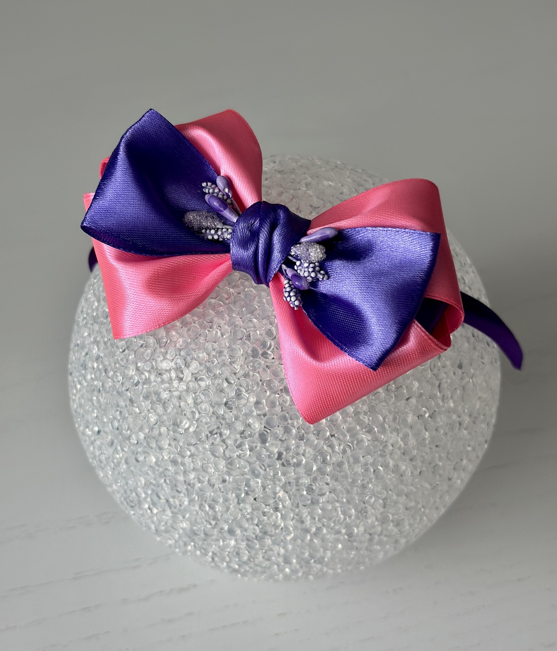 Bentita handmade cu funda din satin - îmbrăcăminte și modă - accesorii păr - accesorii de păr - Artynos.ro