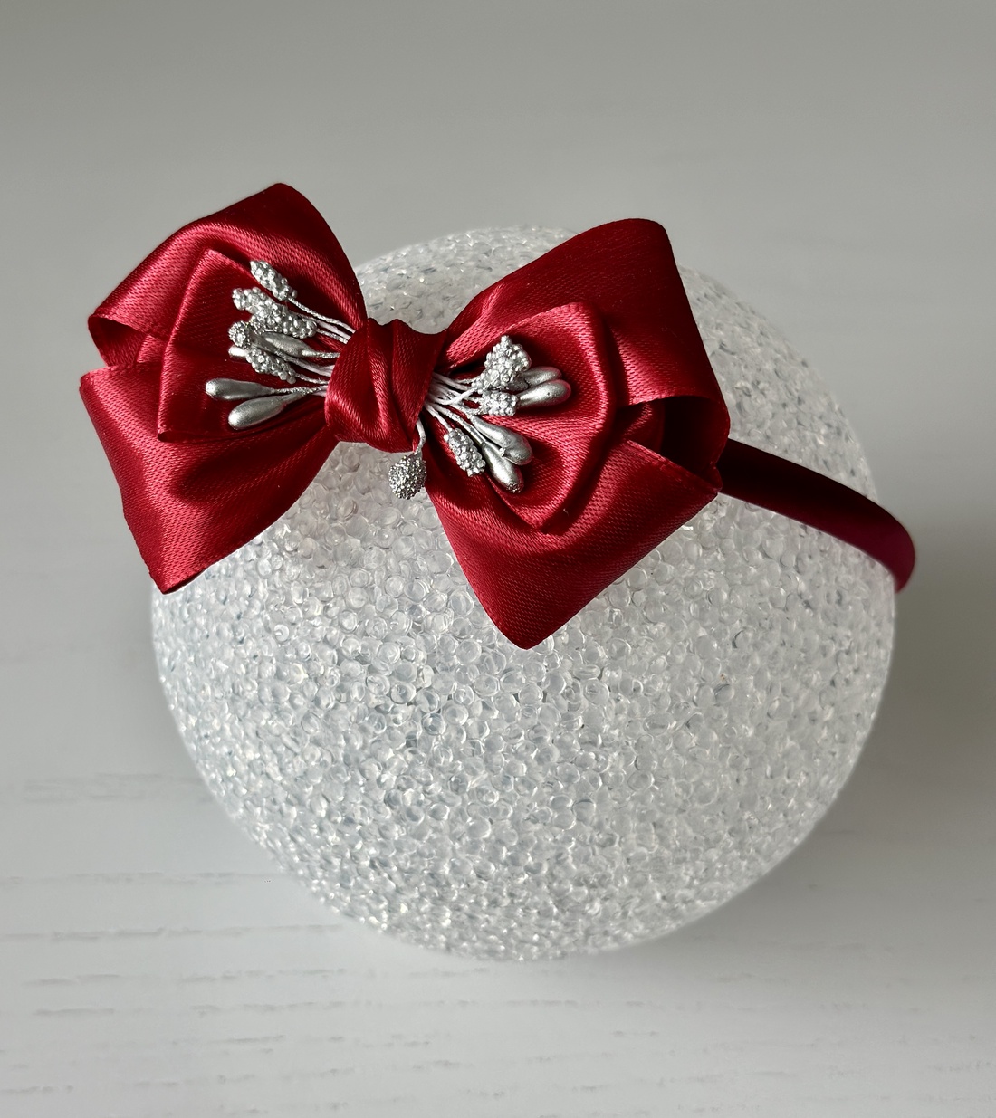 Bentita handmade cu funda din satin - îmbrăcăminte și modă - accesorii păr - accesorii de păr - Artynos.ro