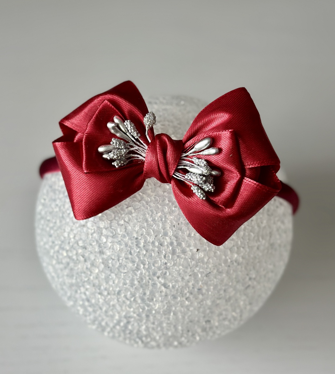 Bentita handmade cu funda din satin - îmbrăcăminte și modă - accesorii păr - accesorii de păr - Artynos.ro