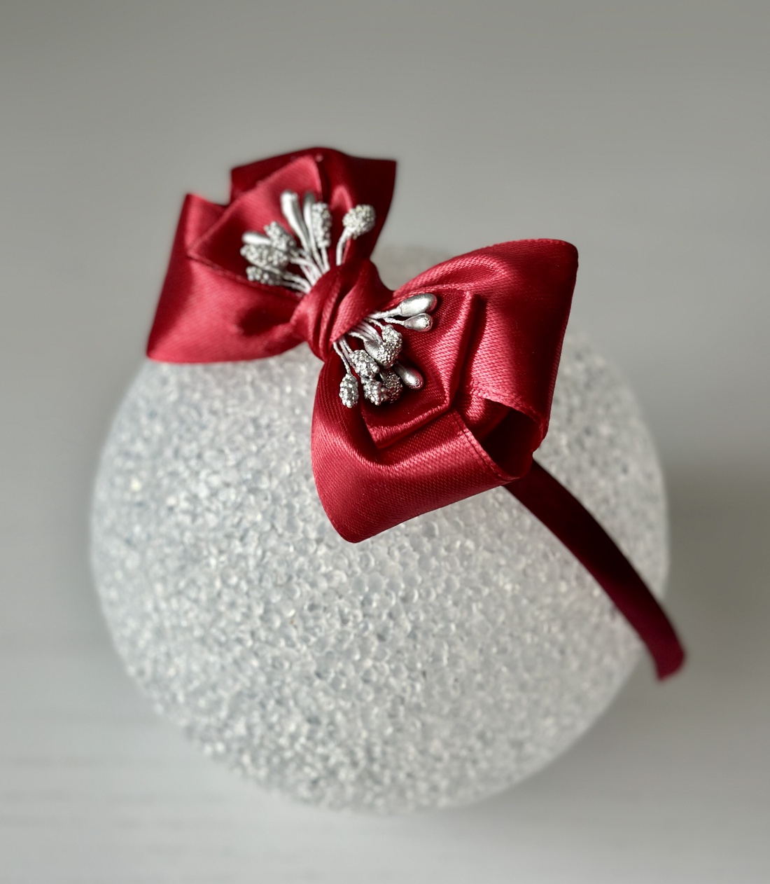 Bentita handmade cu funda din satin - îmbrăcăminte și modă - accesorii păr - accesorii de păr - Artynos.ro