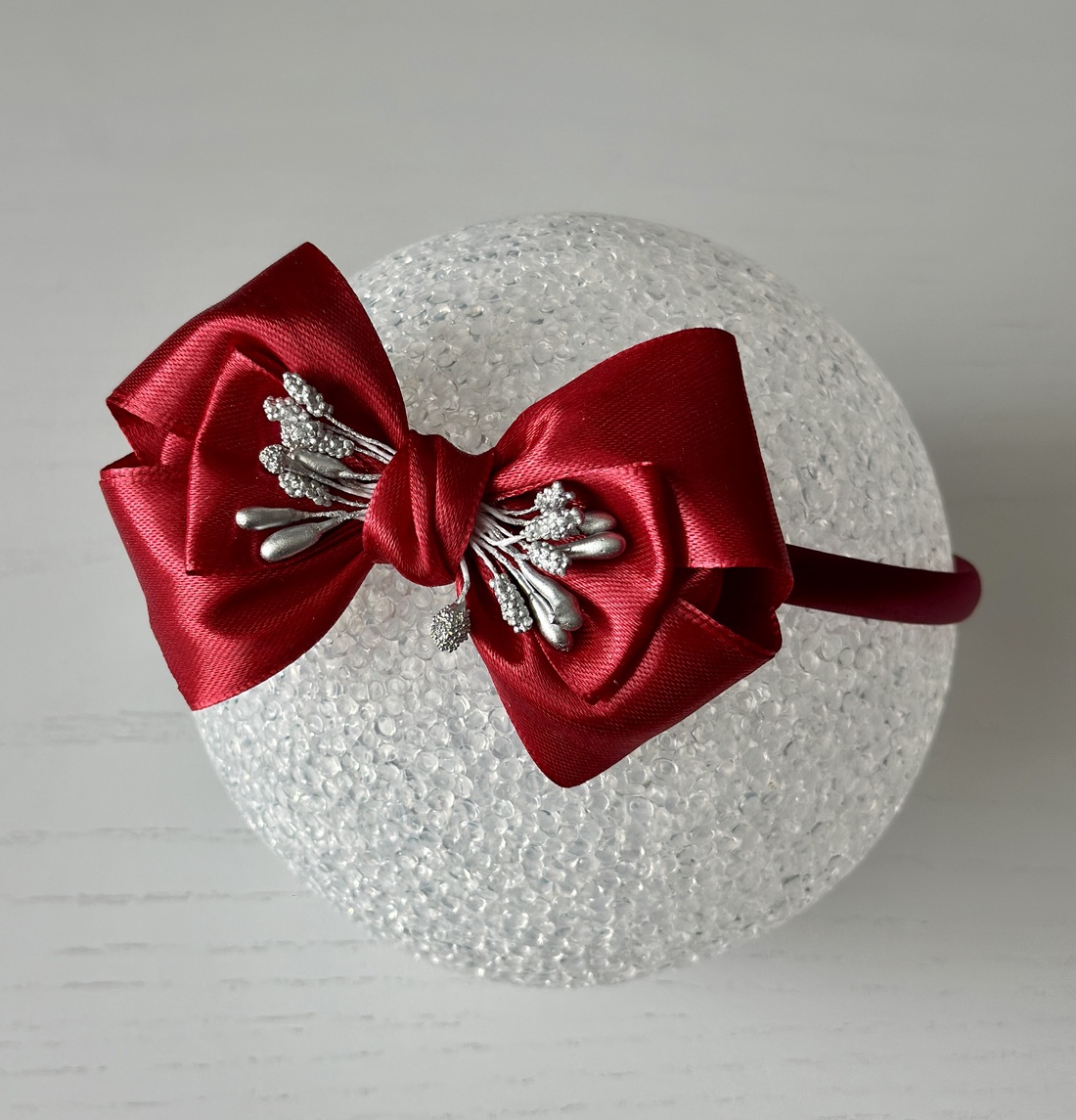 Bentita handmade cu funda din satin - îmbrăcăminte și modă - accesorii păr - accesorii de păr - Artynos.ro