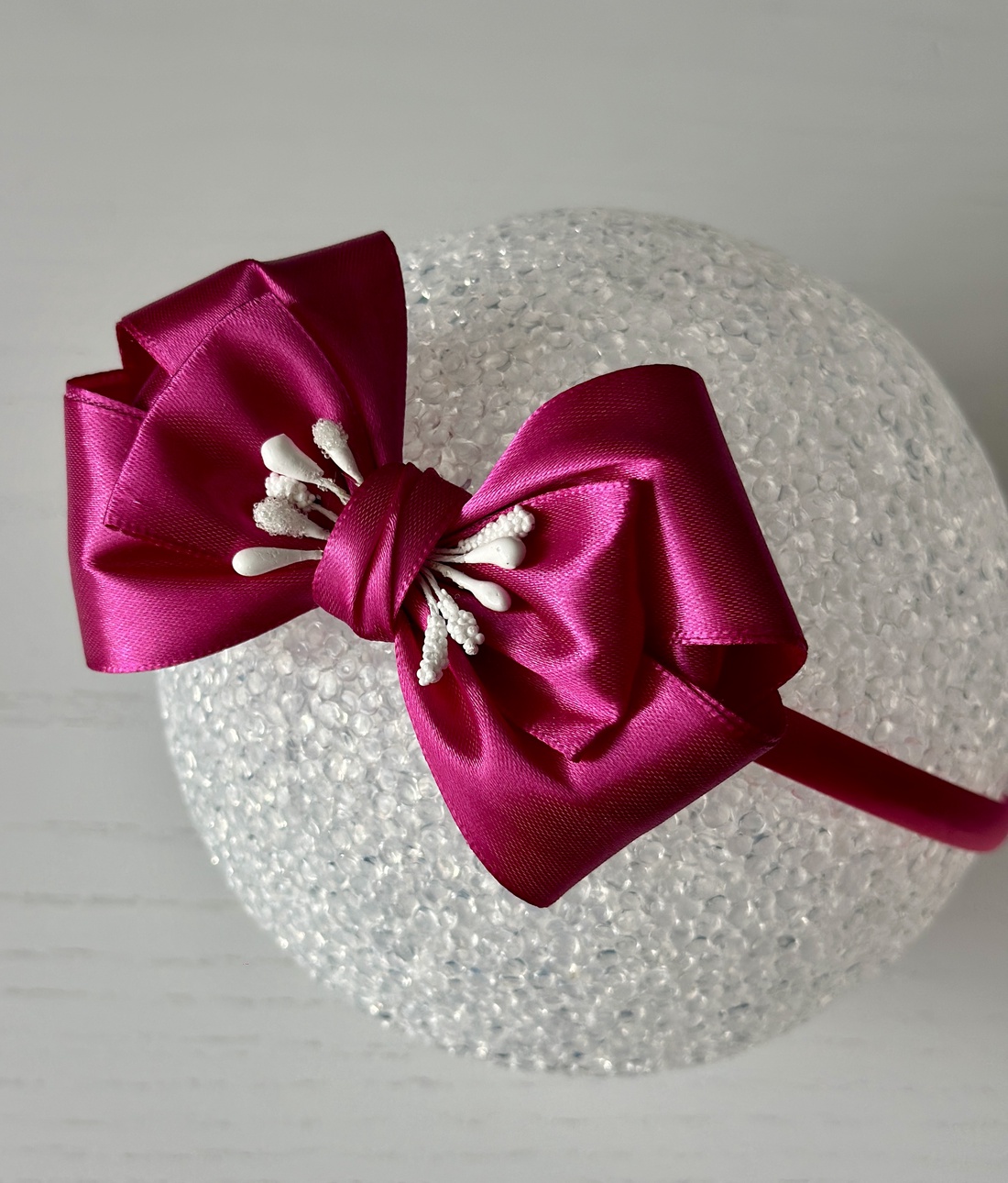 Bentita handmade cu funda din satin - îmbrăcăminte și modă - accesorii păr - accesorii de păr - Artynos.ro