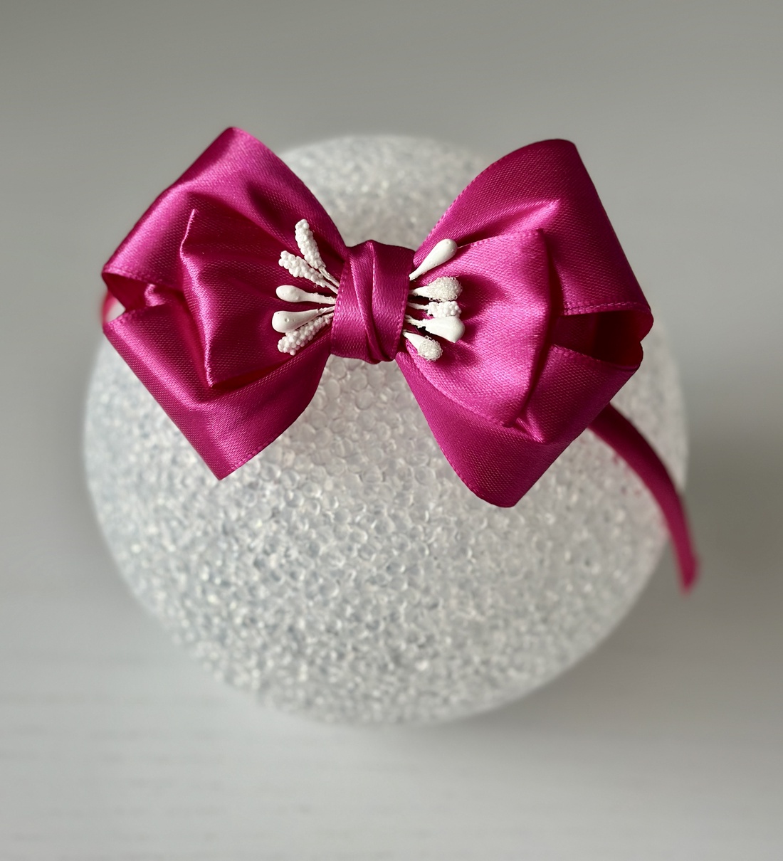 Bentita handmade cu funda din satin - îmbrăcăminte și modă - accesorii păr - accesorii de păr - Artynos.ro