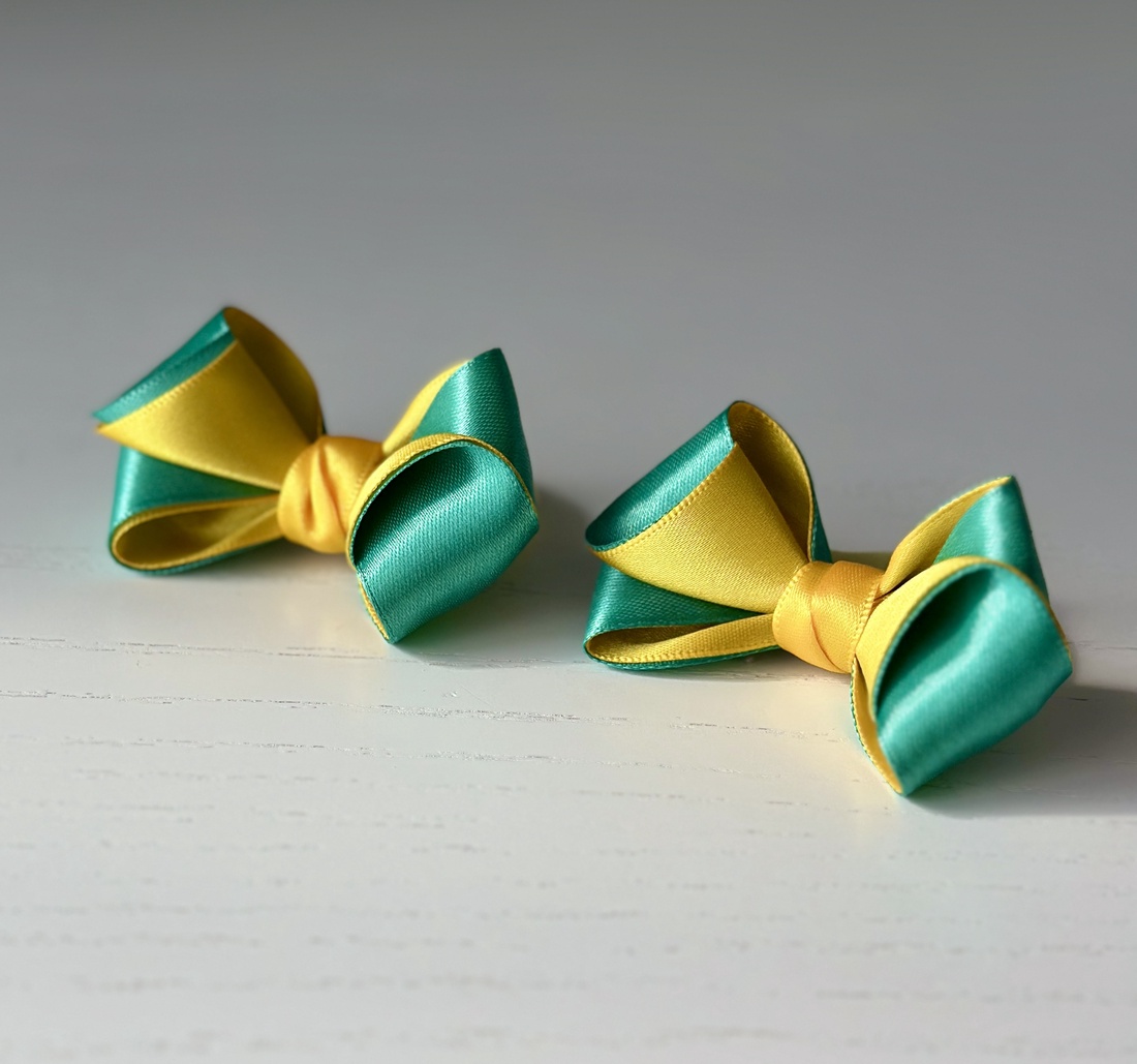 Elastice de par handmade cu funda din satin - îmbrăcăminte și modă - accesorii păr - accesorii de păr - Artynos.ro