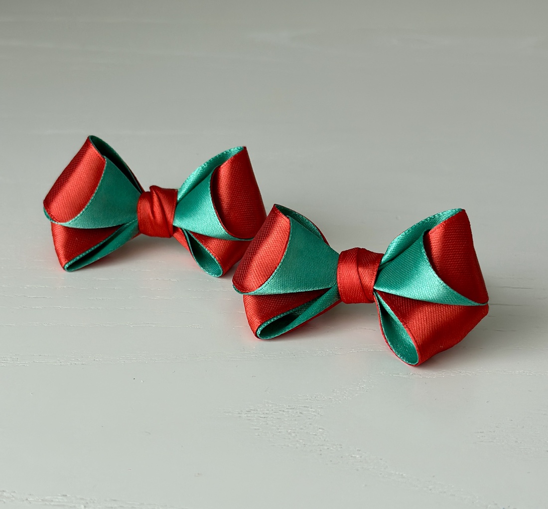 Elastice de par handmade cu funda din satin - îmbrăcăminte și modă - accesorii păr - accesorii de păr - Artynos.ro