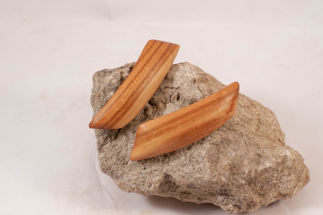 Mini set de catarame franceze din lemn, pereche de catarame de păr - - Artynos.ro Mini set de catarame franceze din lemn, pereche de catarame de păr - - Artynos.ro