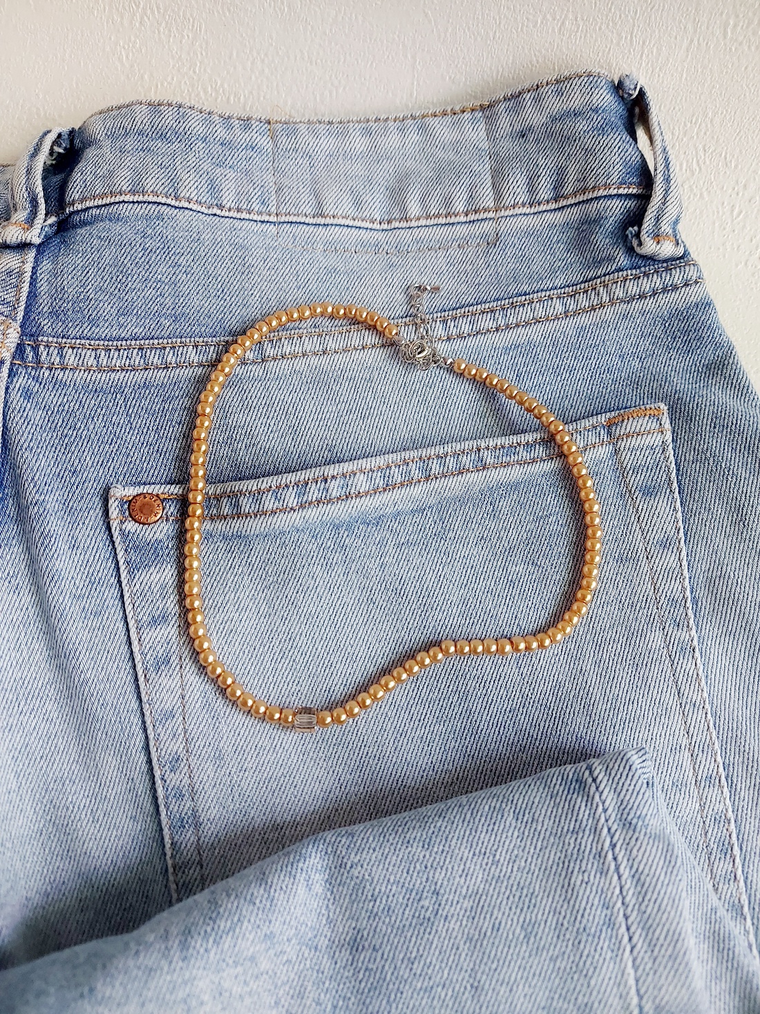 Colier perle sticlă  - bijuterii - coliere - coliere din perle - Artynos.ro Colier perle sticlă  - bijuterii - coliere - coliere din perle - Artynos.ro