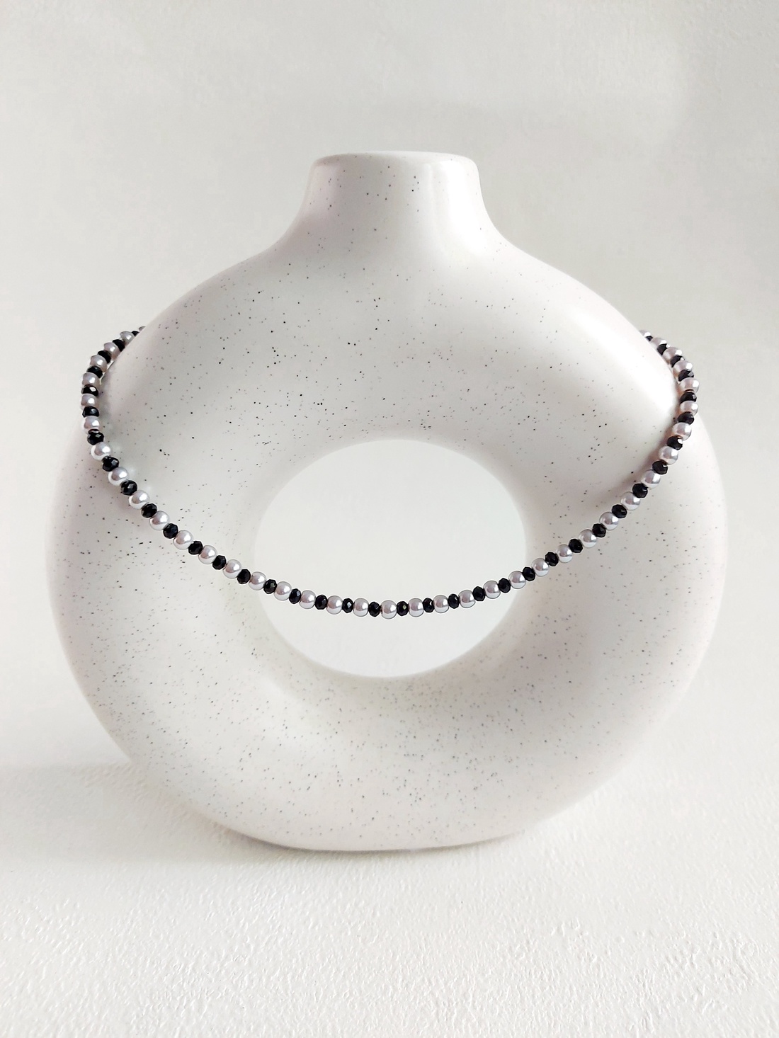 Colier perle sticlă  - bijuterii - coliere - coliere din perle - Artynos.ro Colier perle sticlă  - bijuterii - coliere - coliere din perle - Artynos.ro