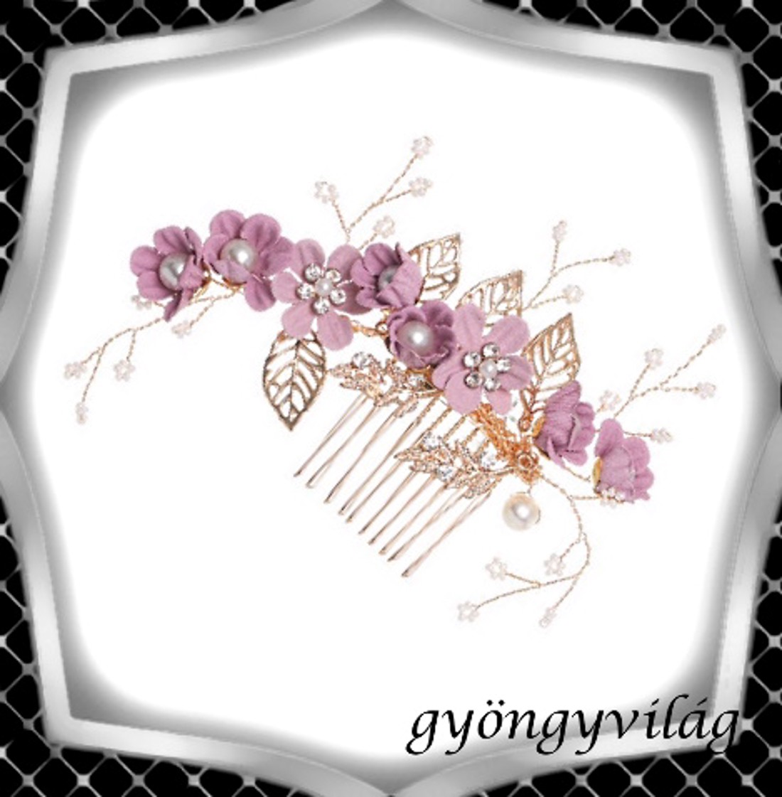 Bijuterii, ornamente de păr, catarame de păr: nuntă, mireasă, ornament de păr casual ES-H-FÉ63a mov - - Artynos.ro Bijuterii, ornamente de păr, catarame de păr: nuntă, mireasă, ornament de păr casual ES-H-FÉ63a mov - - Artynos.ro
