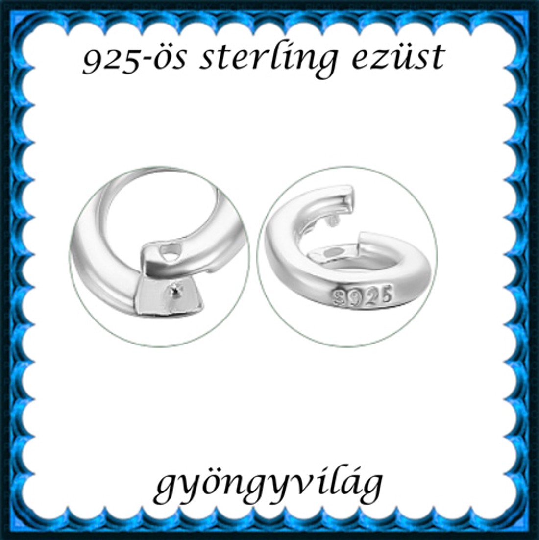 Inel deschis pentru bijuterii din argint 925, blocabil ESZK NY-Z 6e 1 buc/cs - - Artynos.ro Inel deschis pentru bijuterii din argint 925, blocabil ESZK NY-Z 6e 1 buc/cs - - Artynos.ro