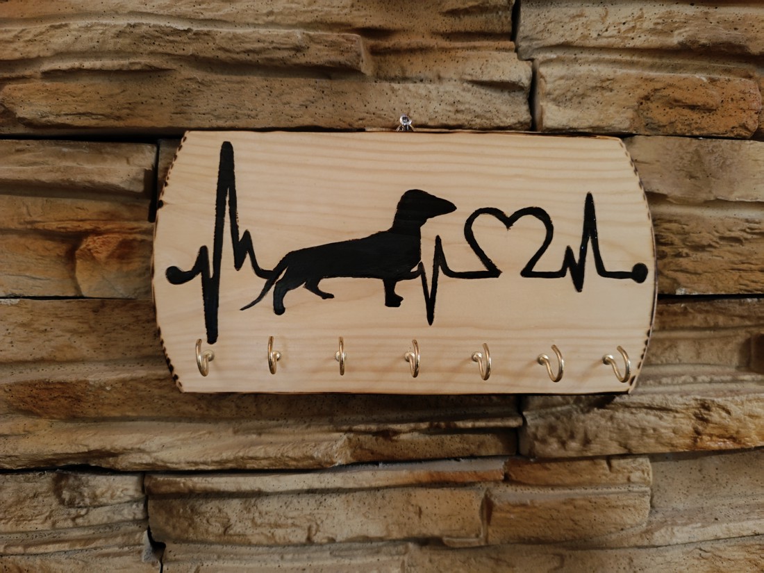 Dachshund câine unic de perete breloc - - Artynos.ro Dachshund câine unic de perete breloc - - Artynos.ro