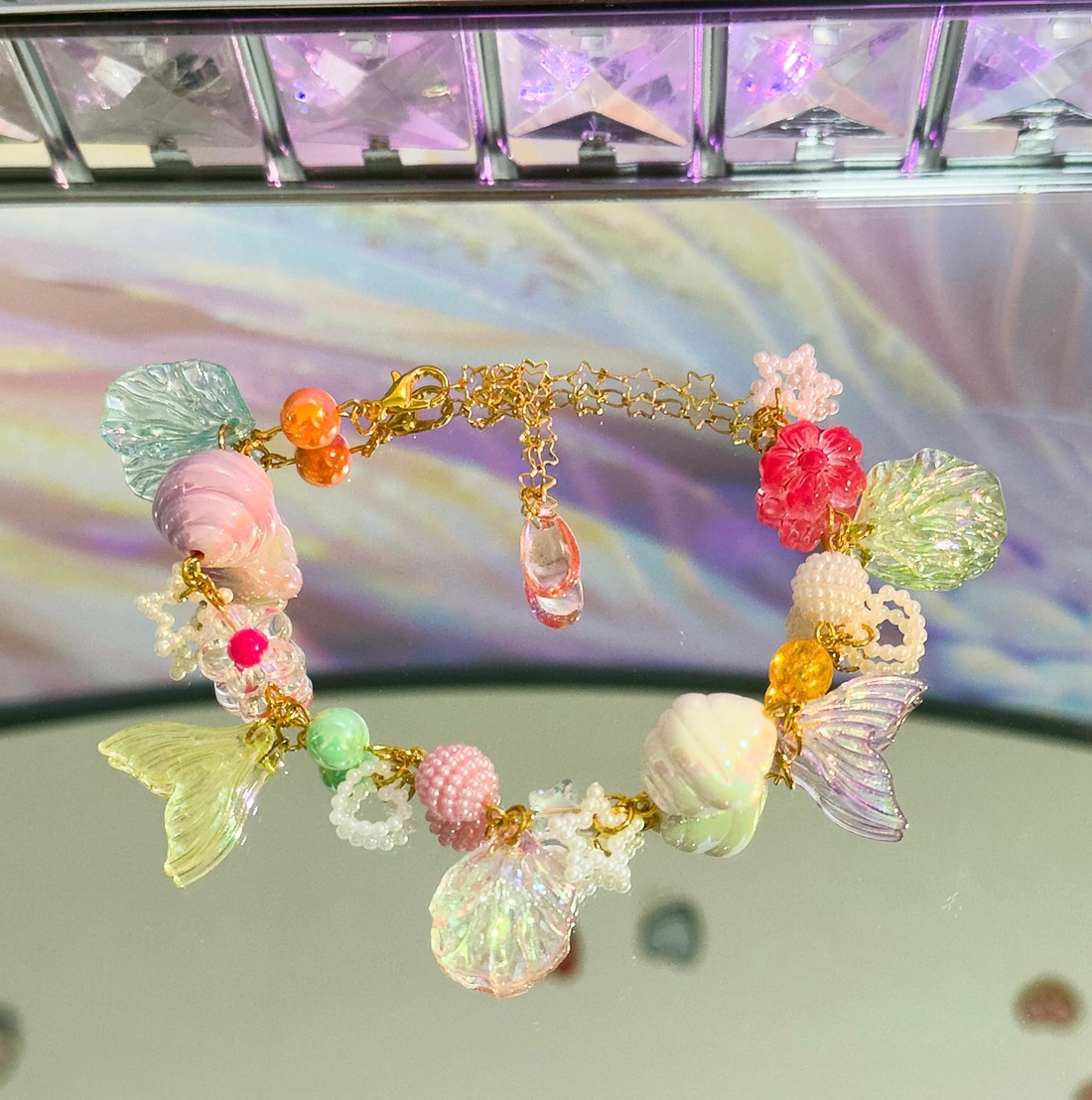 Brățară Handmade Mermaid Treasure - bijuterii - brățări - brățări din mărgele - Artynos.ro