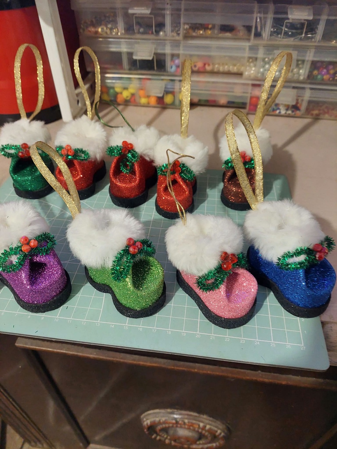 SET ORNAMENE  PENTRU BRADUL DE CRACIUN - crăciun - decorațiuni de crăciun de casă - globuri de crăciun - Artynos.ro