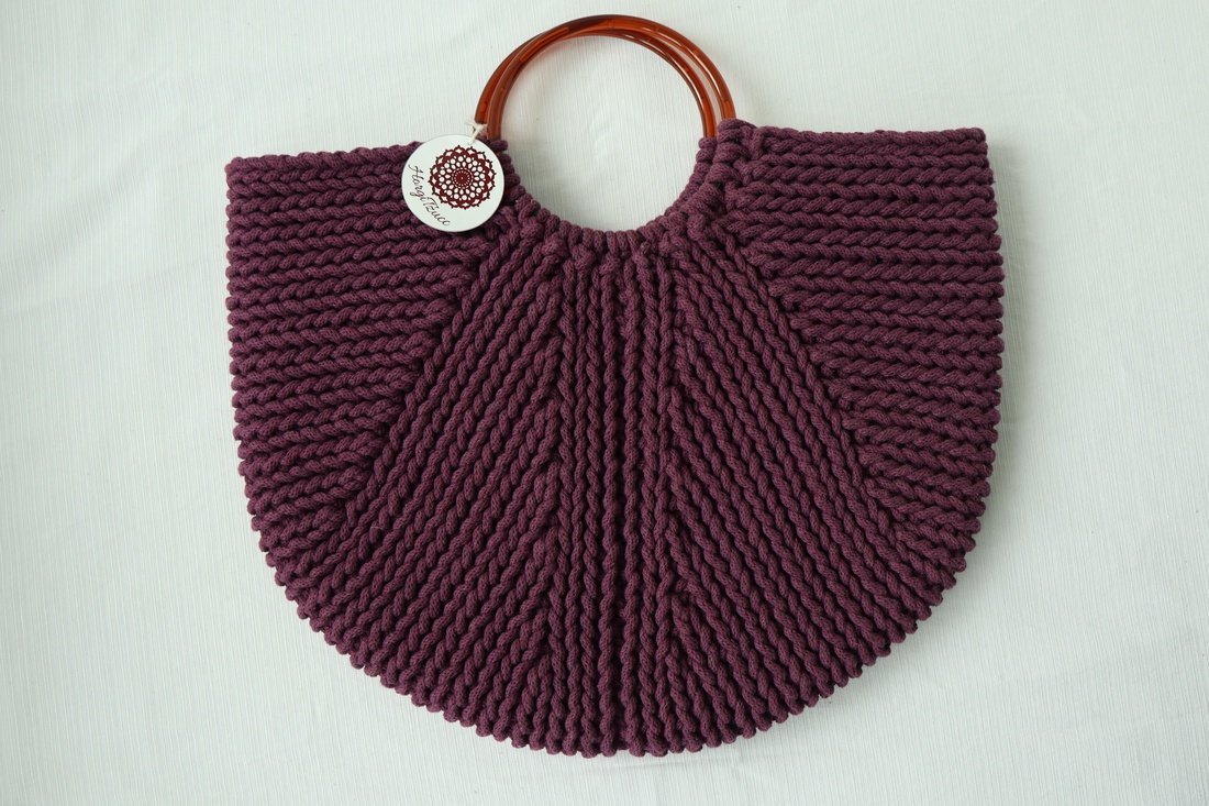 Geantă croșetată de vară  - genți și portofele - genți de mână și umăr - geantă casual - Artynos.ro